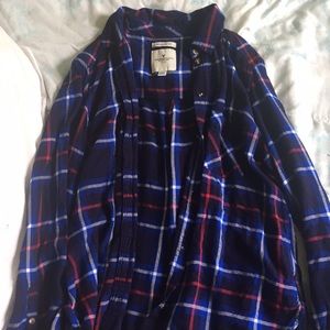 Red, White, & Blue Flannel